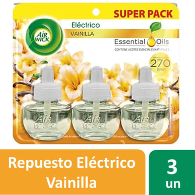 Air Wick Repuesto Aromatizante Eléctrico Vainilla Pack 3x21 ml