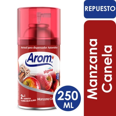 Arom Repuesto Aromatizante Automático Manzana Canela 250 ml1
