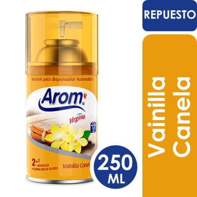 Arom Repuesto Aromatizante Automático Vainilla Canela 250 ml1