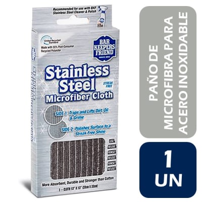 Bar Keepers Friend Paño de Microfibra Para Acero Inoxidable1