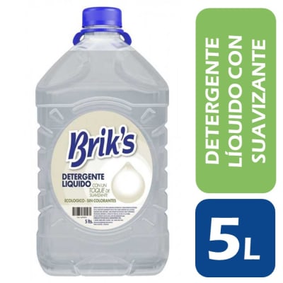 Briks Detergente Liquido con Suavizante Blanco 5 L