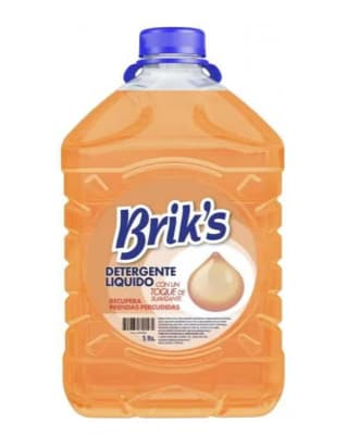 Briks Detergente Liquido con Suavizante Naranjo 5 L1