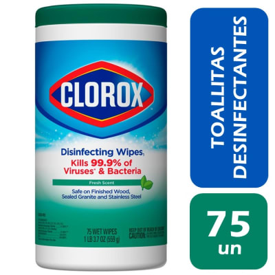 Clorox Toallitas Desinfectantes Aroma Fresco 75 Un1