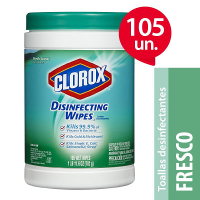  Clorox Toallitas Desinfectantes Aroma Fresco 105 Un1
