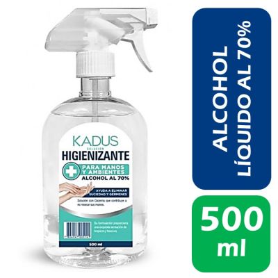 Kadus Solución Higienizante Alcohol 70° 500 ml1