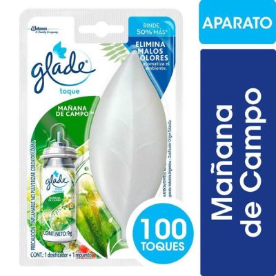 Glade Toque Aromatizante de Ambiente Mañana de Campo 9 g1