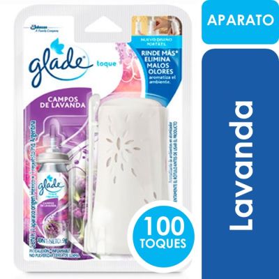 Glade Toque Aromatizante de Ambiente Campos de Lavanda 9 g