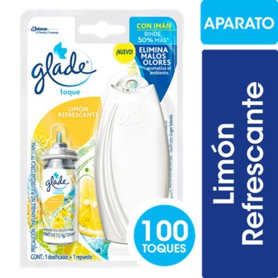Glade Toque Aromatizante de Ambiente Limón Refrescante 9 g