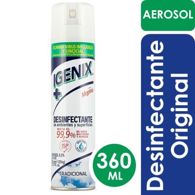 Igenix Desinfectante Para Ambientes y Superficies Tradicional 360 ml