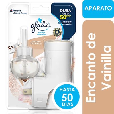 Glade Aromatizante Eléctrico Ambiente Encanto de Vainilla 21 ml1
