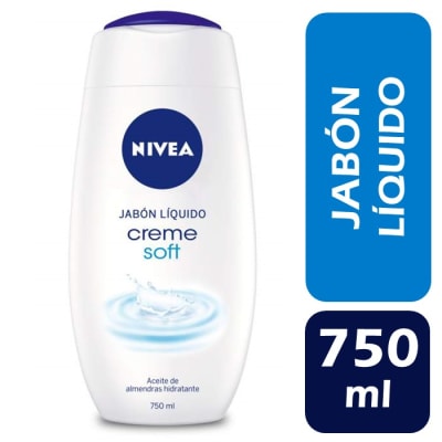 Nivea Jabón Líquido Cremoso Creme Soft 750 ml1