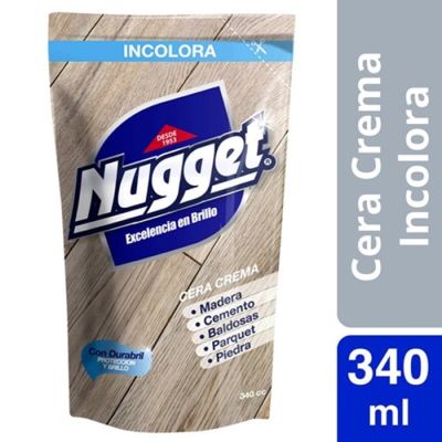 Nugget Cera Crema Incolora Doypack 340 ml1