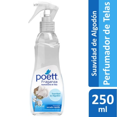 Poett Perfumante de Telas Fraganza Suavidad de Algodón 250 ml1