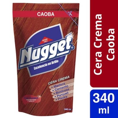 Nugget Cera Crema Caoba Doypack 340 ml1