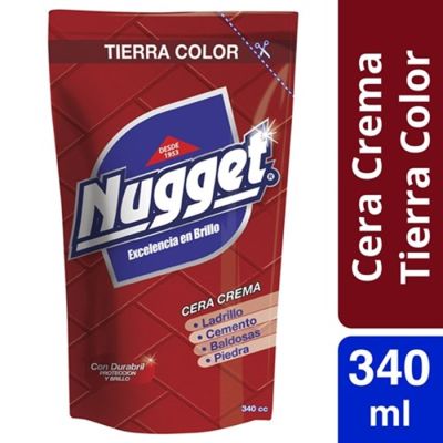 Nugget Cera Crema Tierra Color Doypack 340 ml1