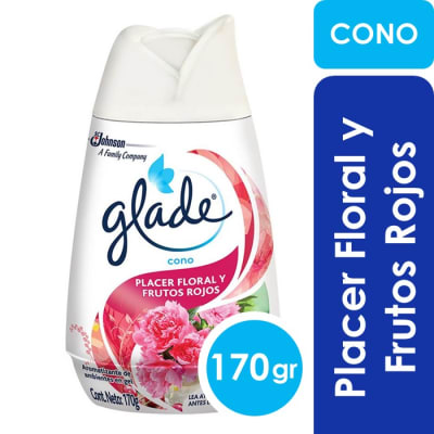 Glade Cono Aromatizante en Gel Placer Floral y Frutos Rojos1