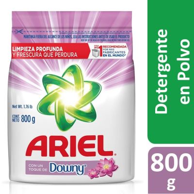 Ariel Detergente en Polvo Matic con Toque de Downy 800 g