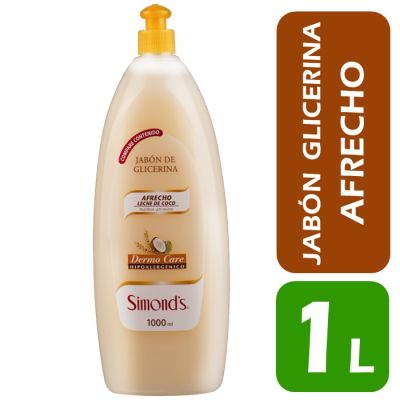 Simonds Jabón Líquido de Glicerina Afrecho 1 L1
