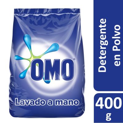 Omo Detergente en Polvo Lavado a Mano 400 g