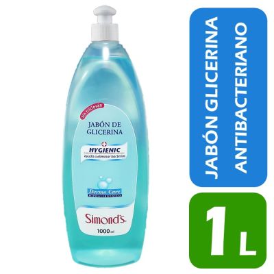 Simonds Jabón Líquido de Glicerina Dermo Care Antibacterial 1 L