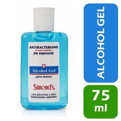 Simonds Alcohol Gel Antibacterial 75 ml1