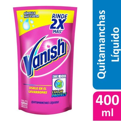 Vanish Quitamanchas Líquido Multiusos Doypack 400 ml1