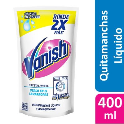 Vanish Quitamanchas Líquido White Doypack 400 ml1