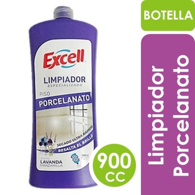 Excell Limpiador de Pisos de Porcelanato Lavanda 900 ml