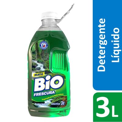 BioFrescura Detergente Líquido Matic Bosque Nativo 3 L