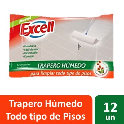 Excell Trapero Húmedo para Todo Tipo de Pisos Primavera 12 Un1