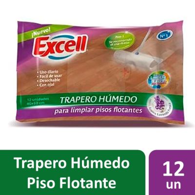 Excell Trapero Húmedo para Pisos Flotantes Lavanda 12 Un1