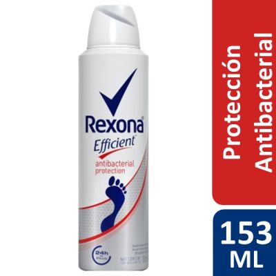 Rexona Desodorante para Pies en Spray Efficient Antibacterial Protection 153 ml1