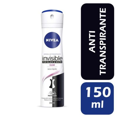Nivea Desodorante Mujer Spray Invisible Black and White 150 ml1