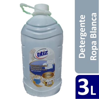 Titiz Detergente Líquido Matic Ropa Blanca 3 L1