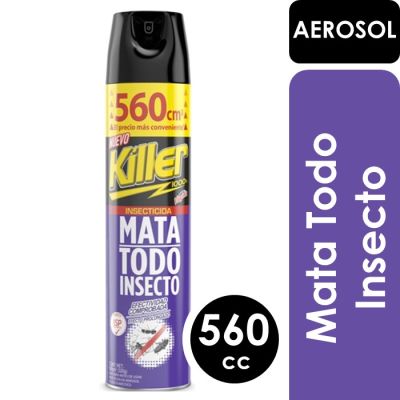 Killer Insecticida Mata Todo Insecto 560 cc1