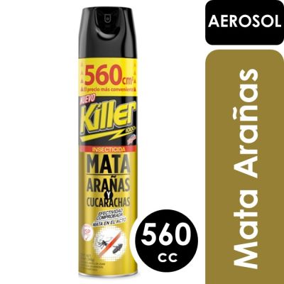 Killer Insecticida Mata Arañas y Cucarachas 560 cc1