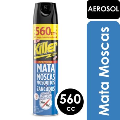 Killer Insecticida Mata Moscas, Mosquitos y Zancudos 560 cc1