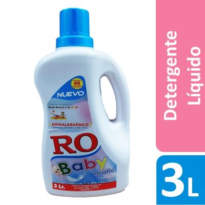 Ro Detergente Líquido Hipoalergénico Baby Matic 3 L1