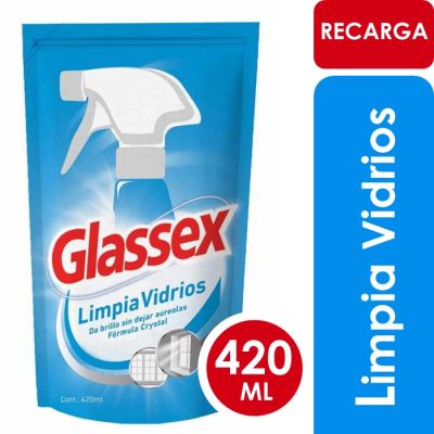 Glassex Limpia Vidrios DoyPack 420 ml1
