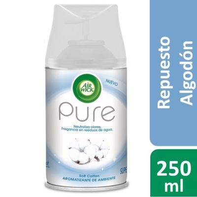 Air Wick Repuesto Aromatizante Automático Suavidad de Algodón 250 ml1