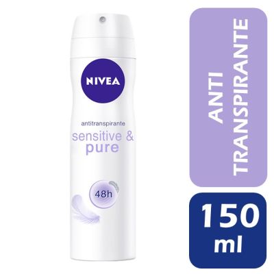Nivea Desodorante Mujer Spray Sensitive & Pure 150 ml1