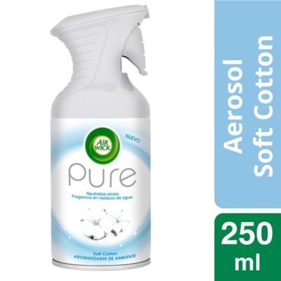 Air Wick Pure Desodorante Ambiental Suavidad de Algodón 250 ml