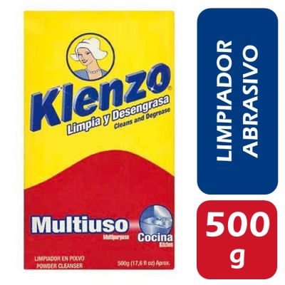 Klenzo Limpiador Abrasivo Polvo Multiuso 500 g