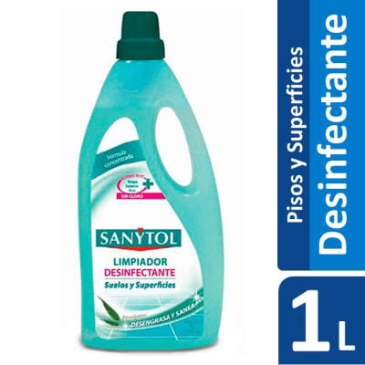 Sanytol Desinfectante Limpiador de Pisos y Superficies 1 L