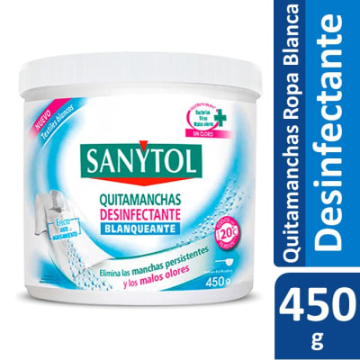 Sanytol Quitamanchas Desinfectante Ropa Blanca 450 g1