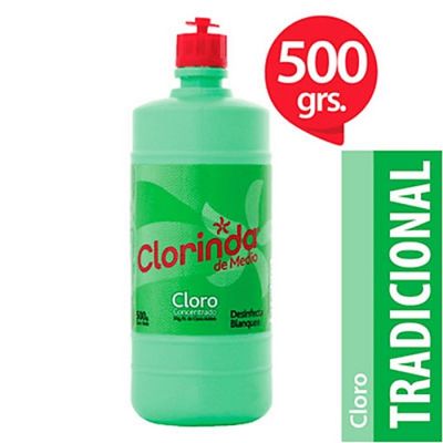Clorinda Cloro Concentrado Botella 500 ml