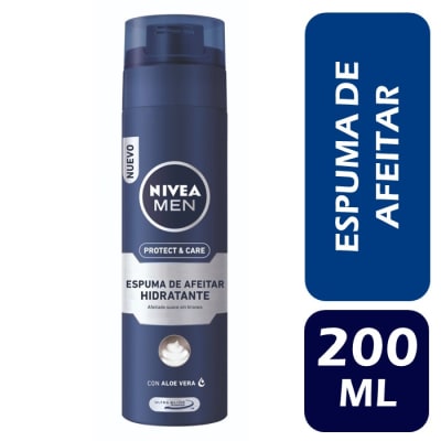 Nivea Espuma de Afeitar Men Protect & Care Hidratante 200 ml1