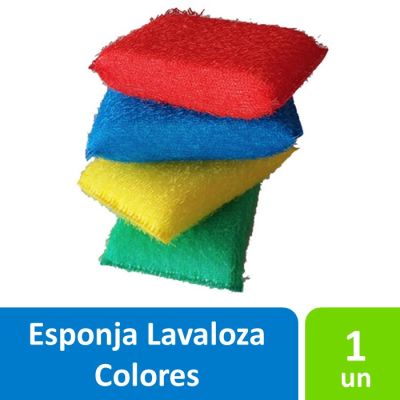 Esponja Lavaloza Multiusos de Colores1