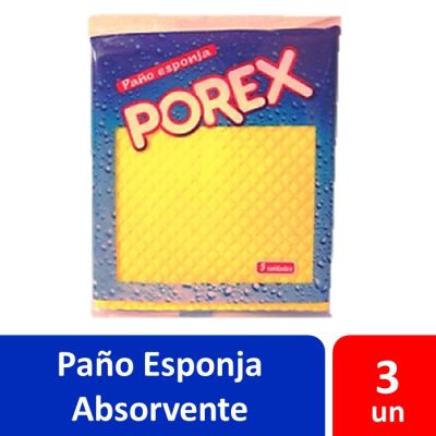 Porex Paño Esponja Absorbente 3 Un1