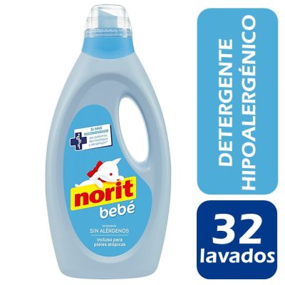 Norit Detergente Líquido Hipoalergénico Bebé 1,25 L1